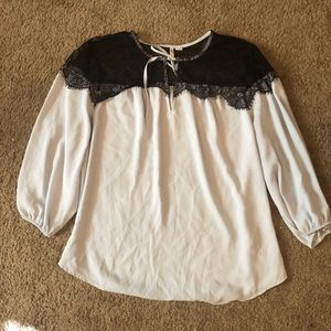 Cato Lace accented blouse